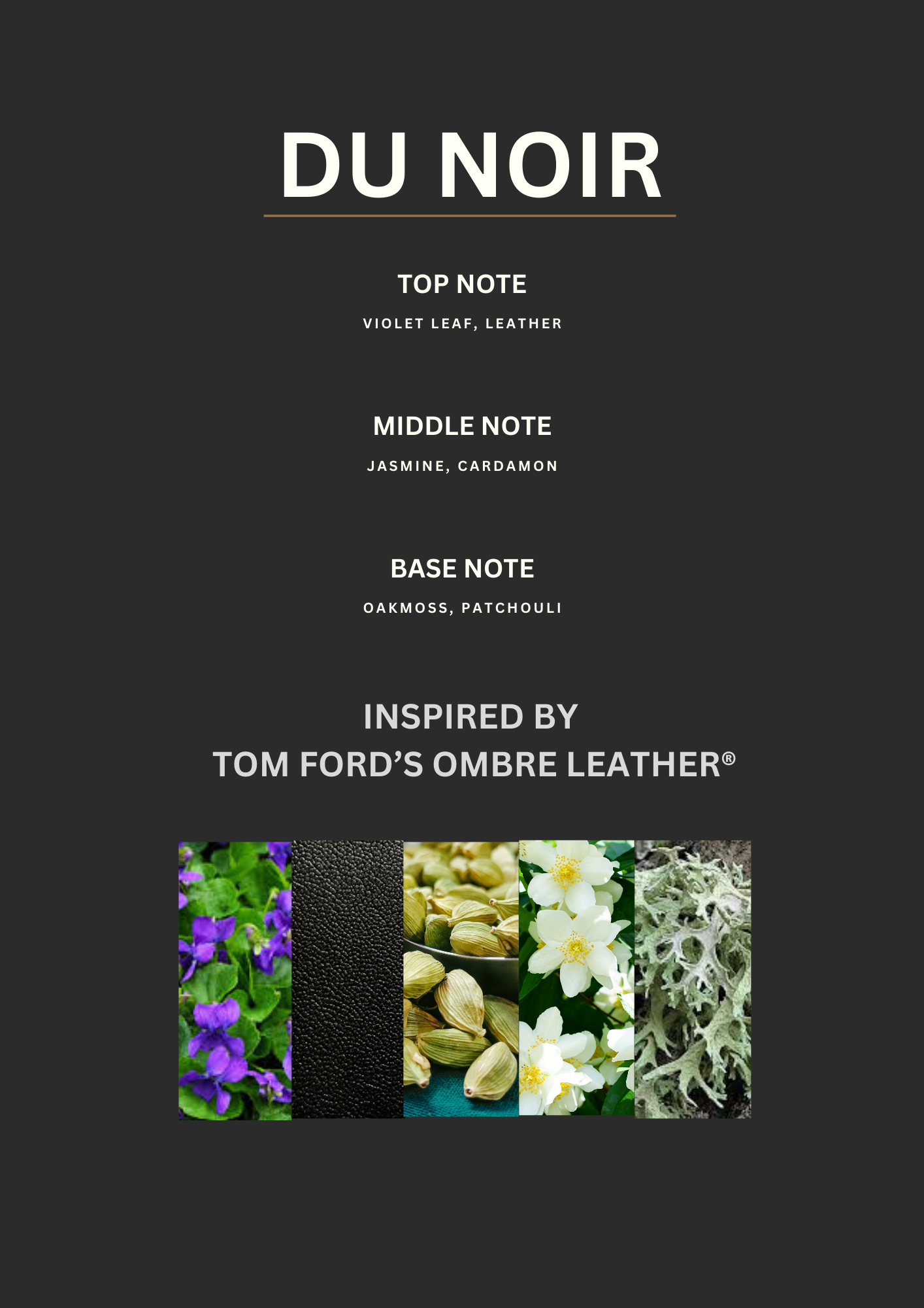 DU NOIR - Inspired by Tom Ford's Ombre Leather®