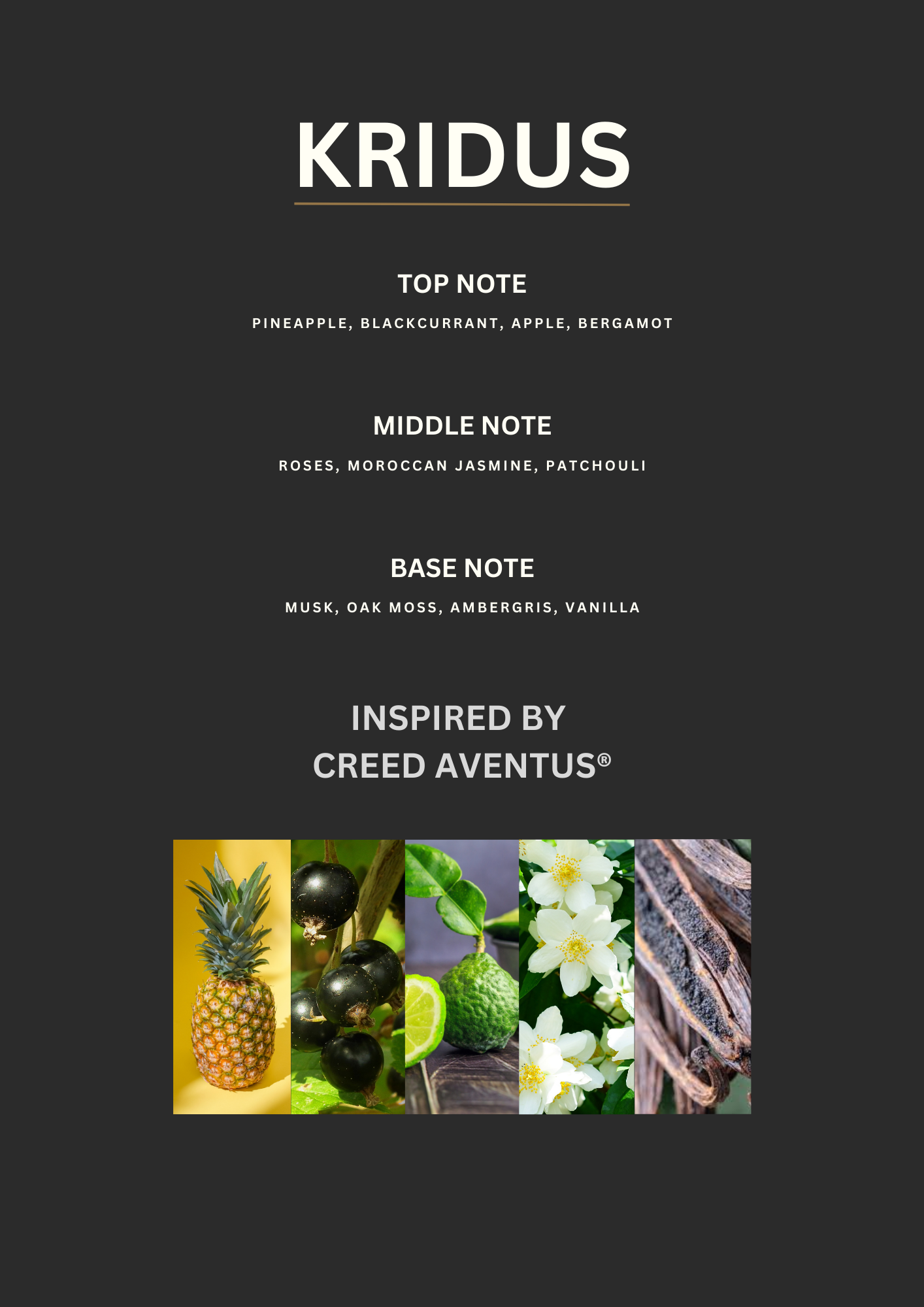 KRIDUS - Inspired by Creed Aventus®