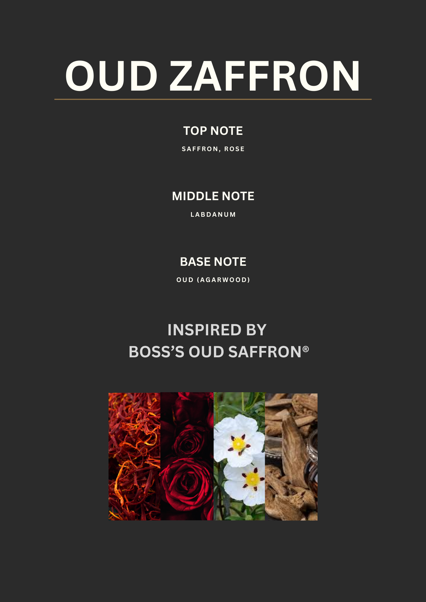 OUD ZAFFRON - Inspired by Boss Oud Saffron®